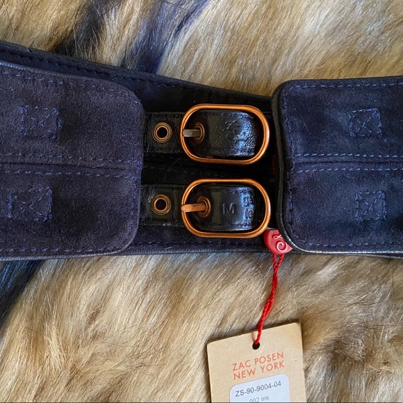 Zac Posen 2007/08 Genuine Suede Corset Belt - Picture 5 of 9